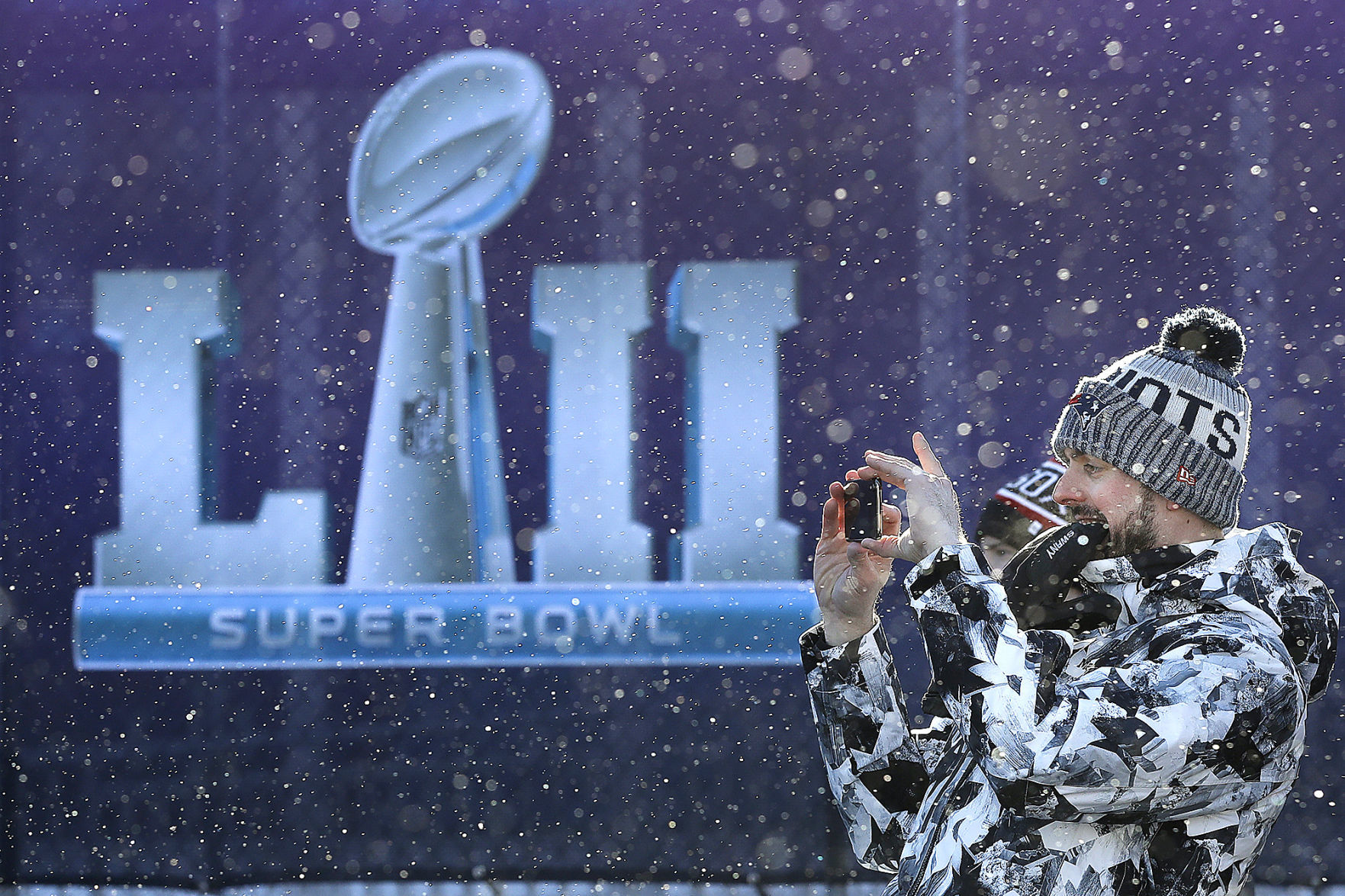 Eagles Patriots Super Bowl Football